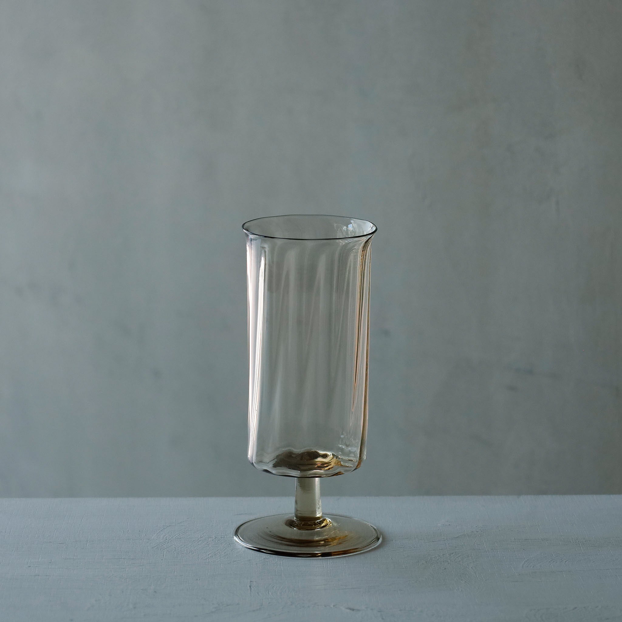 ●26-TE-10 Iced Coffee Glass AMBER