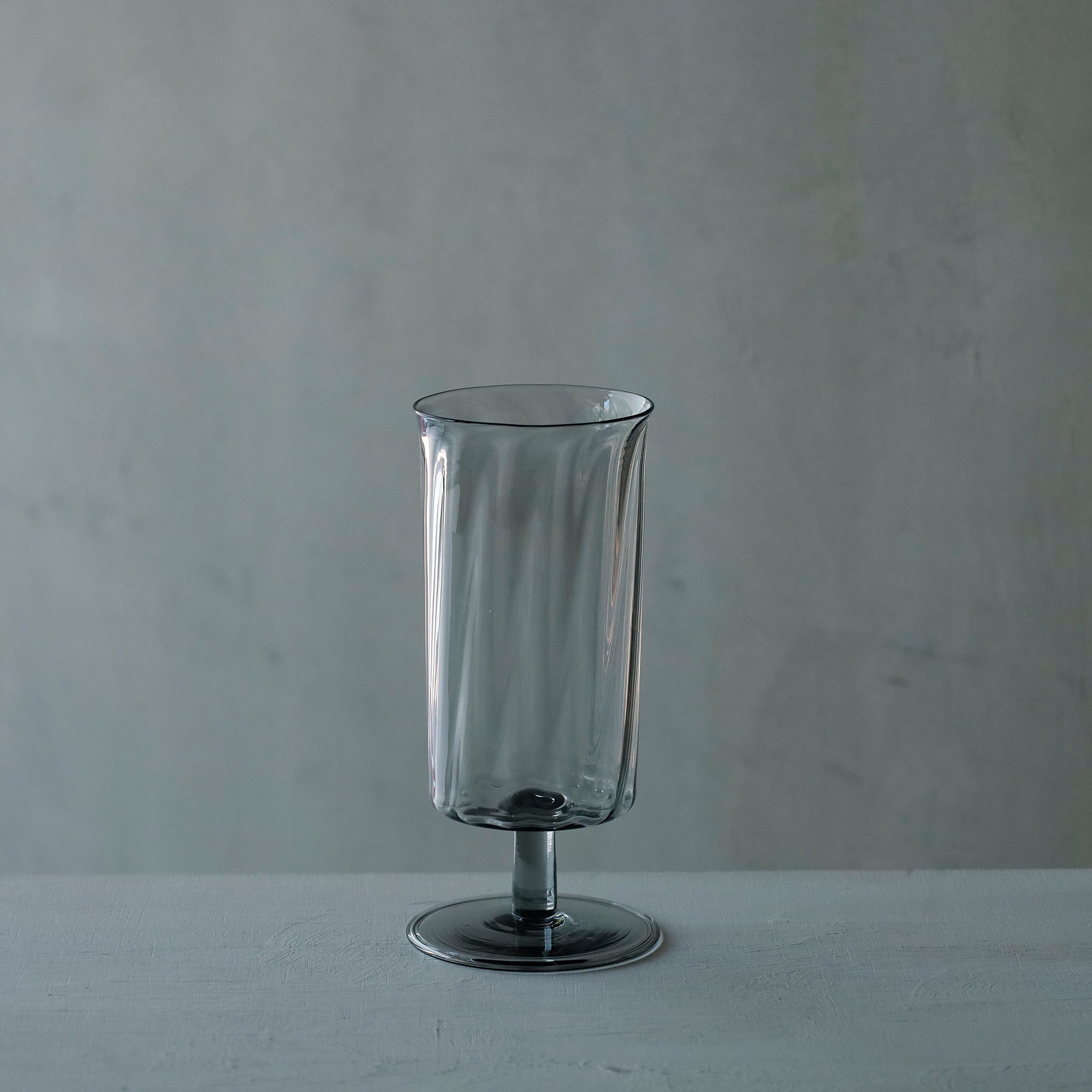 ●26-TE-11 Iced Coffee Glass GRAY