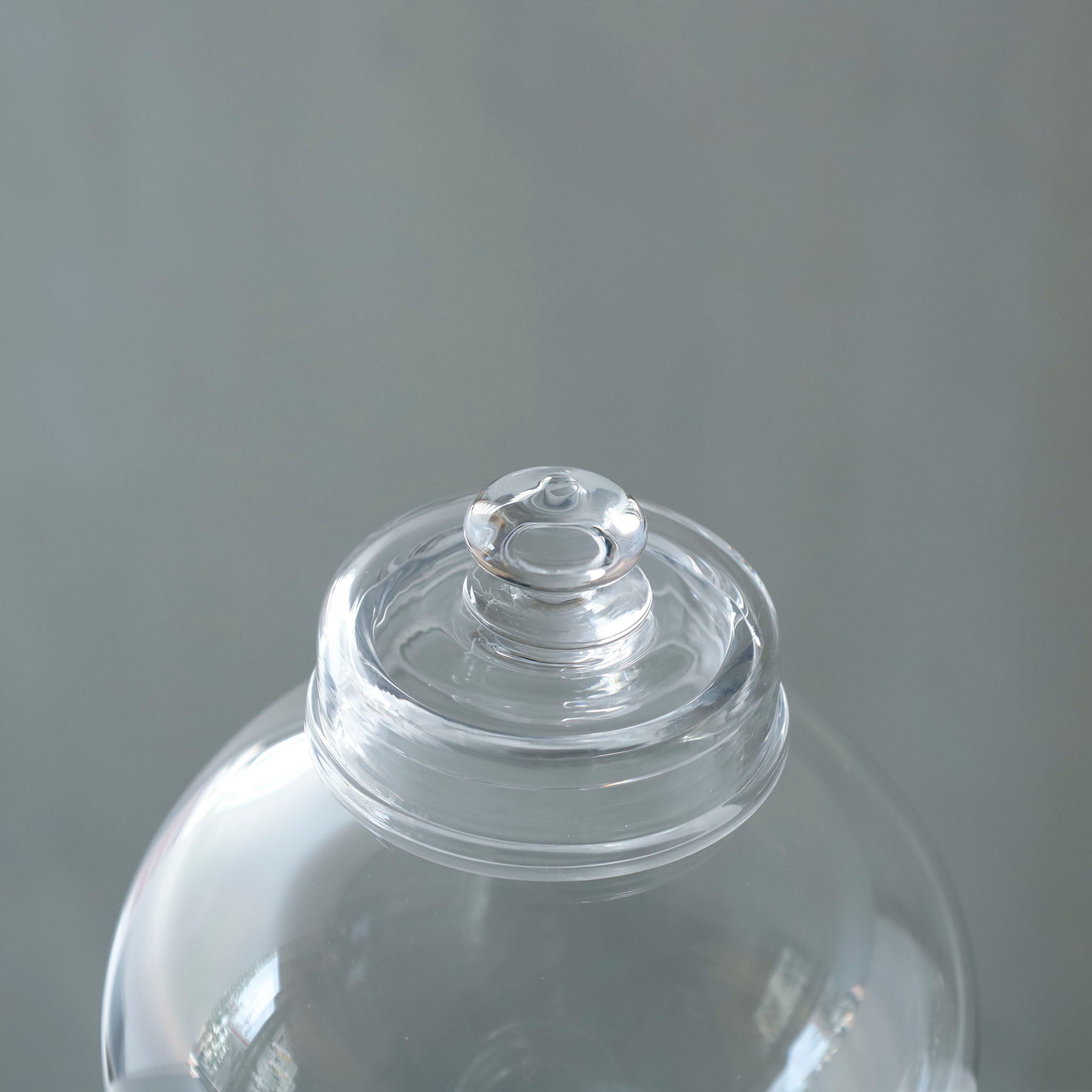 ●26-TE-116 Futamono (Lidded Jar) CLEAR