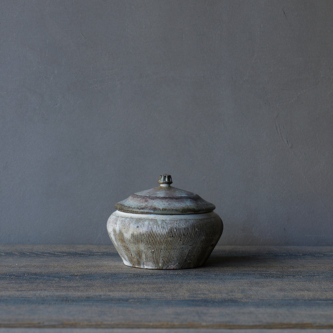 ●24-MS 35 粉引き フタ物