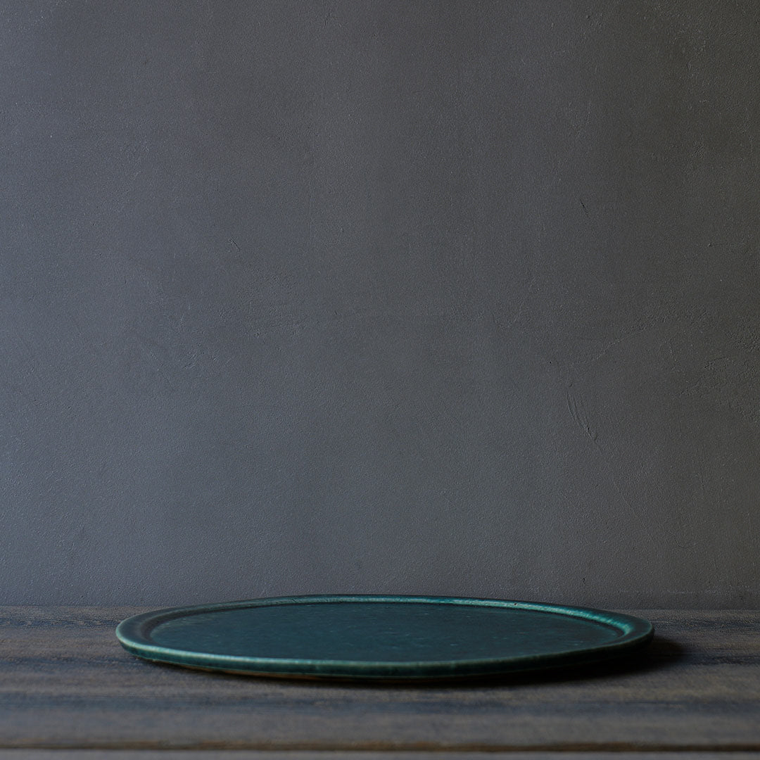 ●24-MS 39 織部釉 プレート