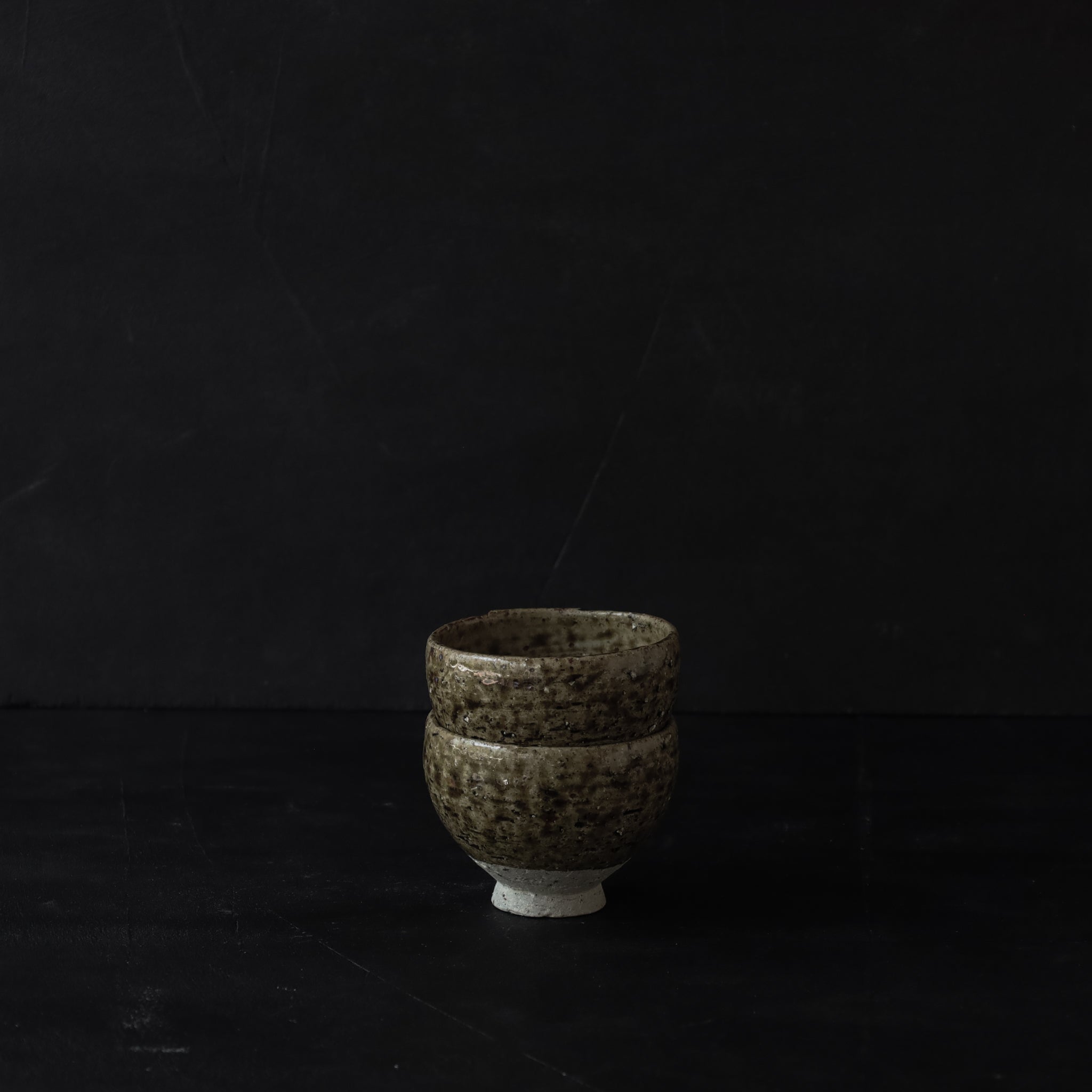 26-OM-45 Banyan Ash Yunomi (Teacup) Wide Rim