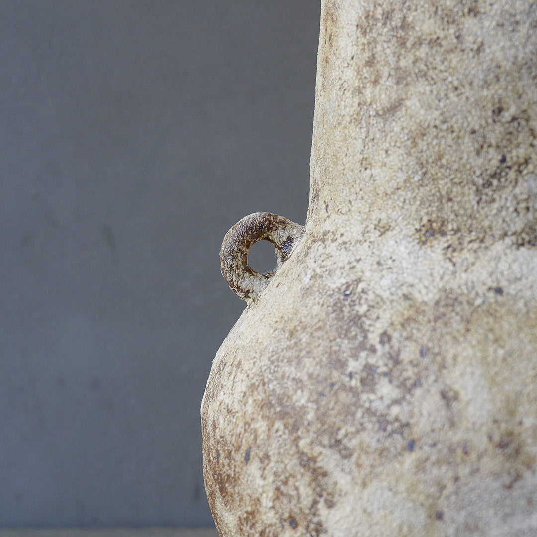 ●24-TS 60 刷毛目 双耳花器