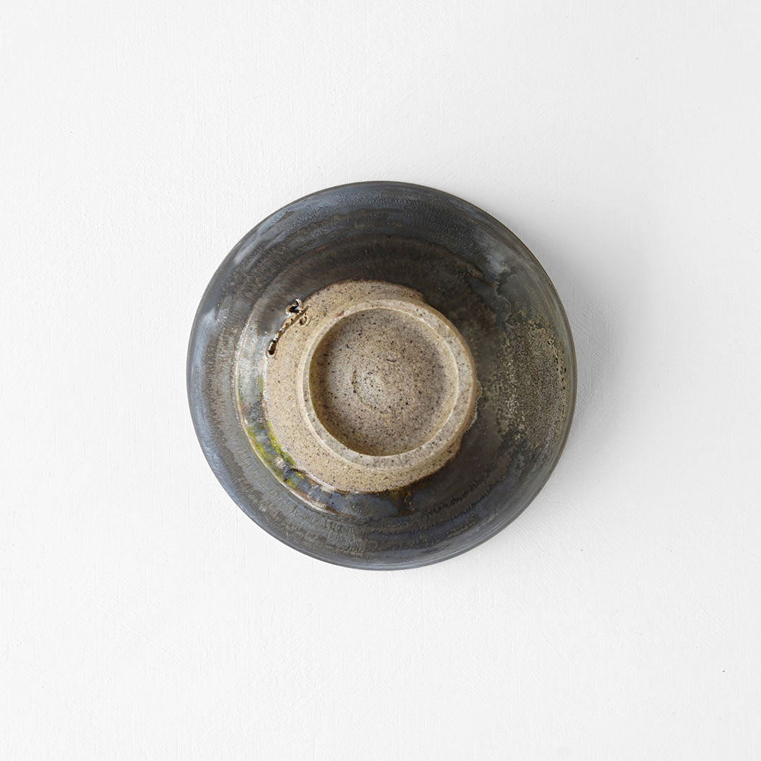 Yukiko Kiln Rice Bowl "Kuro (Black)-Karatsu"