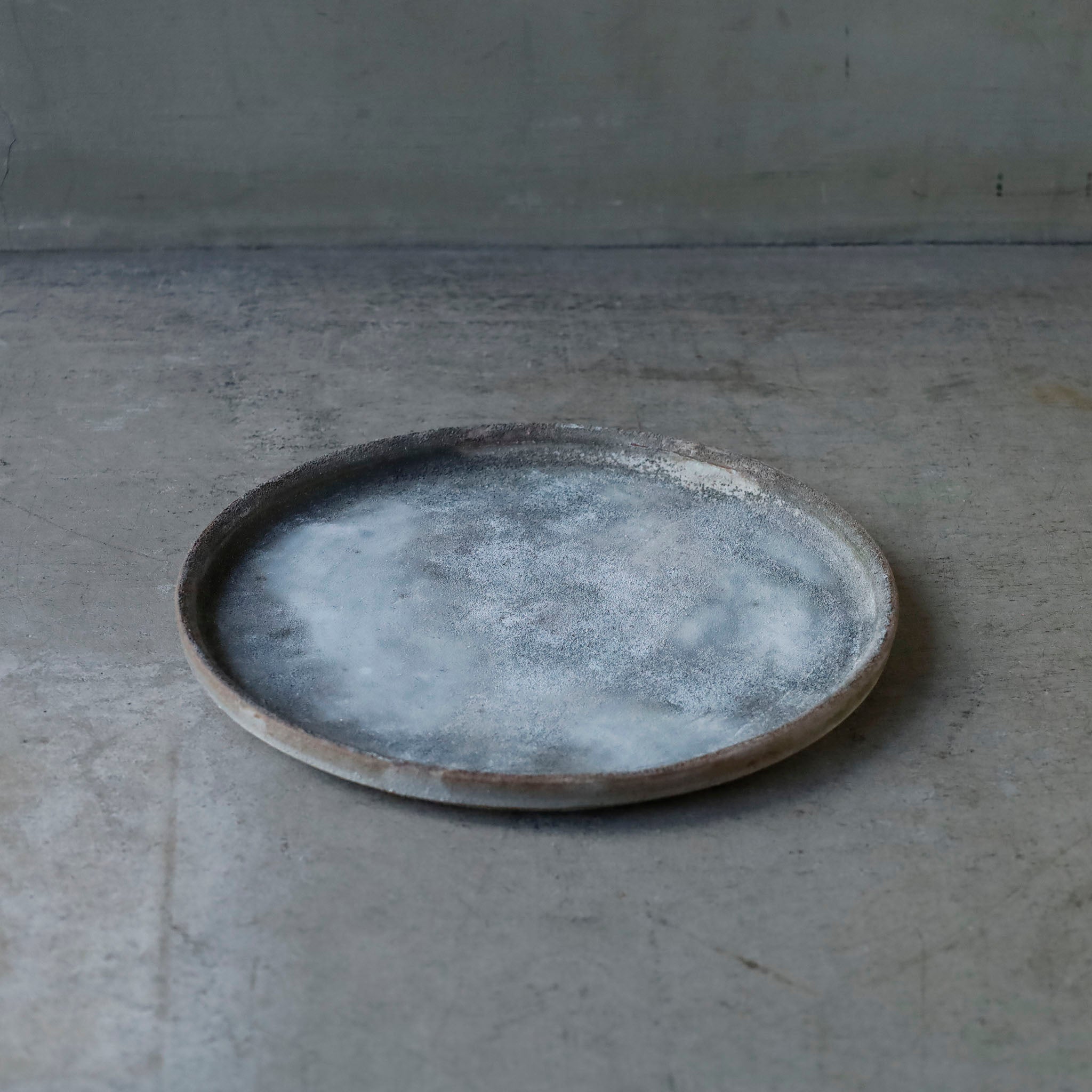 Etsuji Noguchi / White Rust, Large Plate F