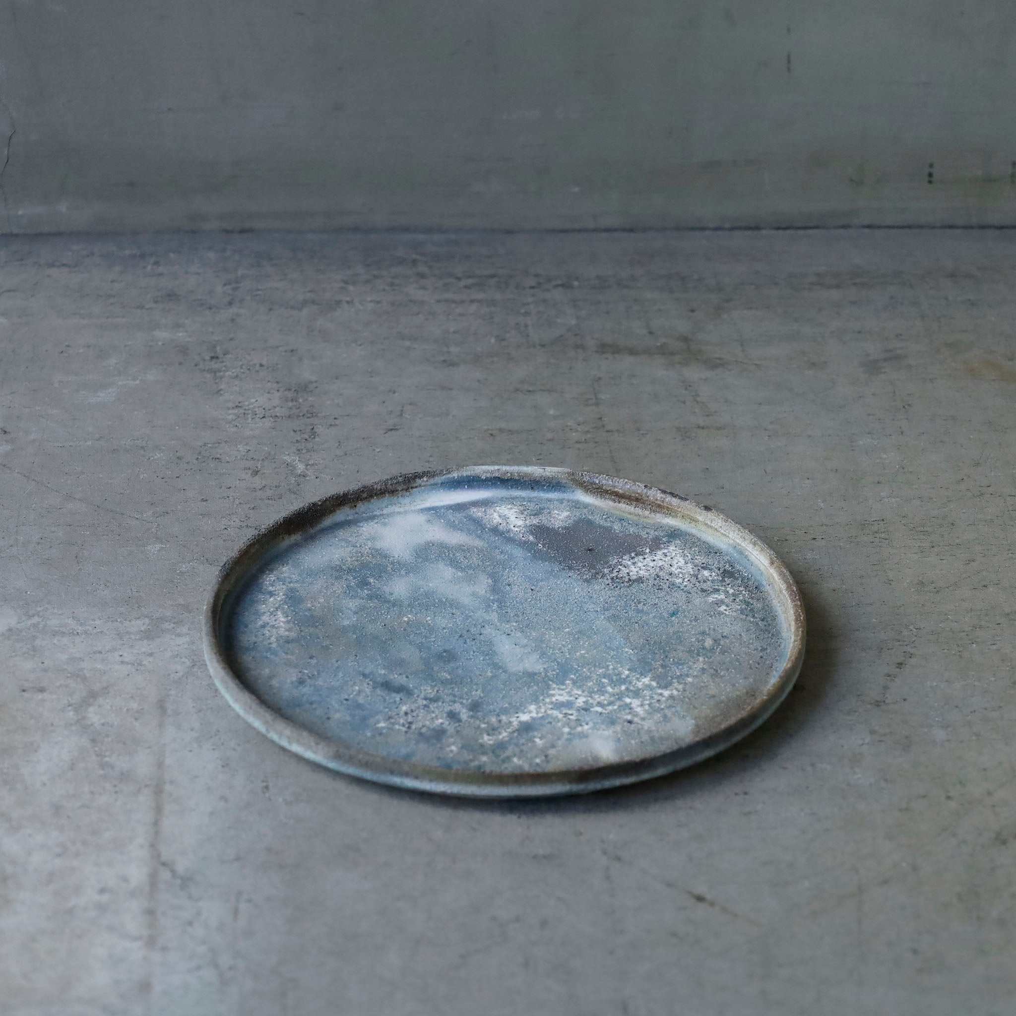 Etsuji Noguchi / White Rust, Medium Plate (approx. 21cm) D