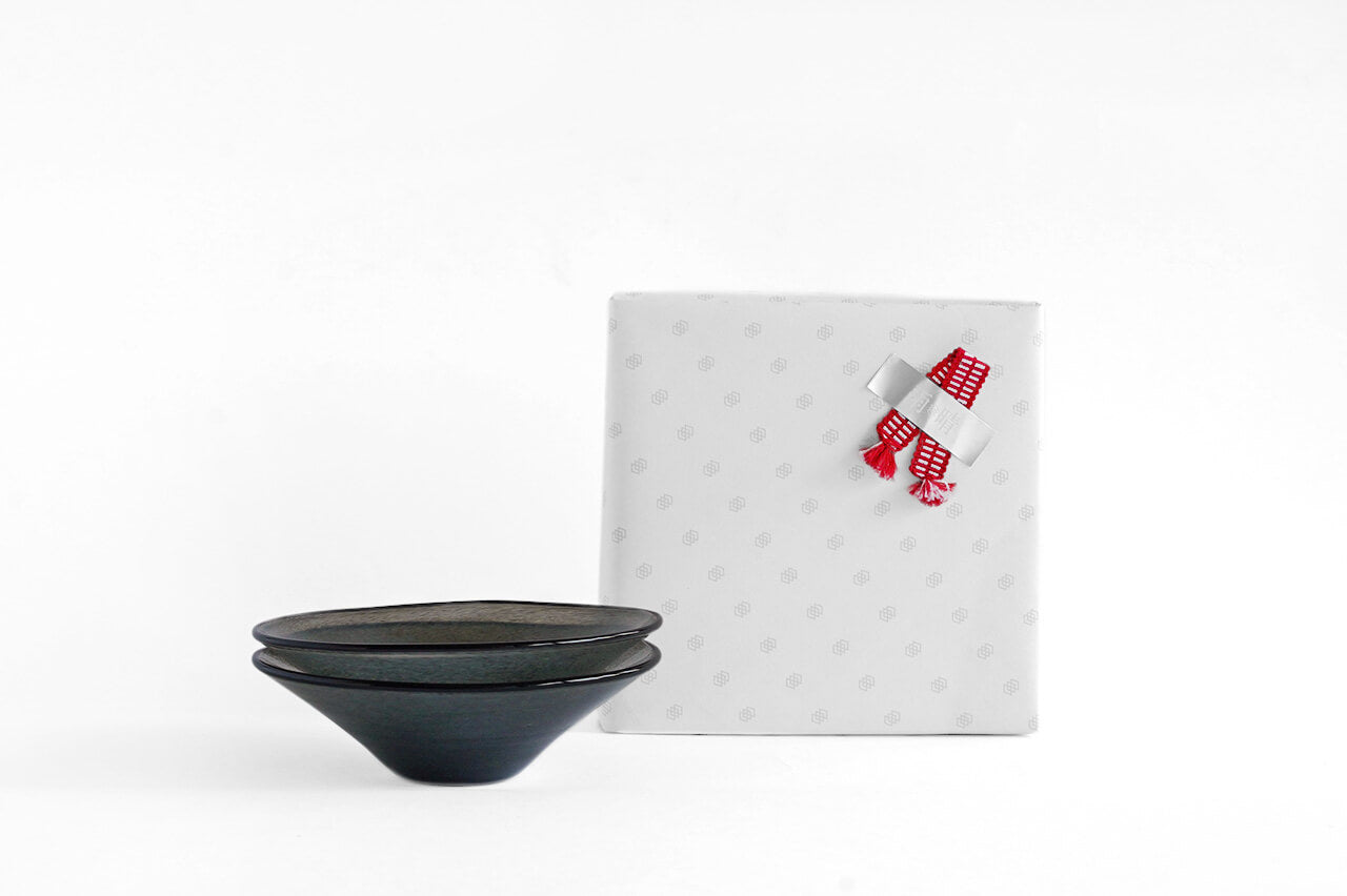 ◆kasumi bowl SS KURO (Gift Set of 2)