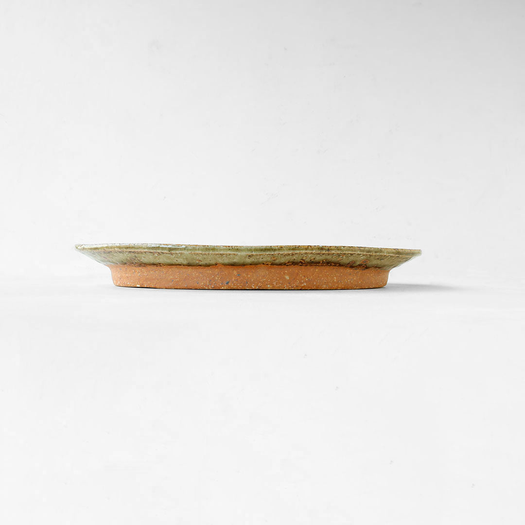 Miyagi Pottery Oval L Ash Glaze