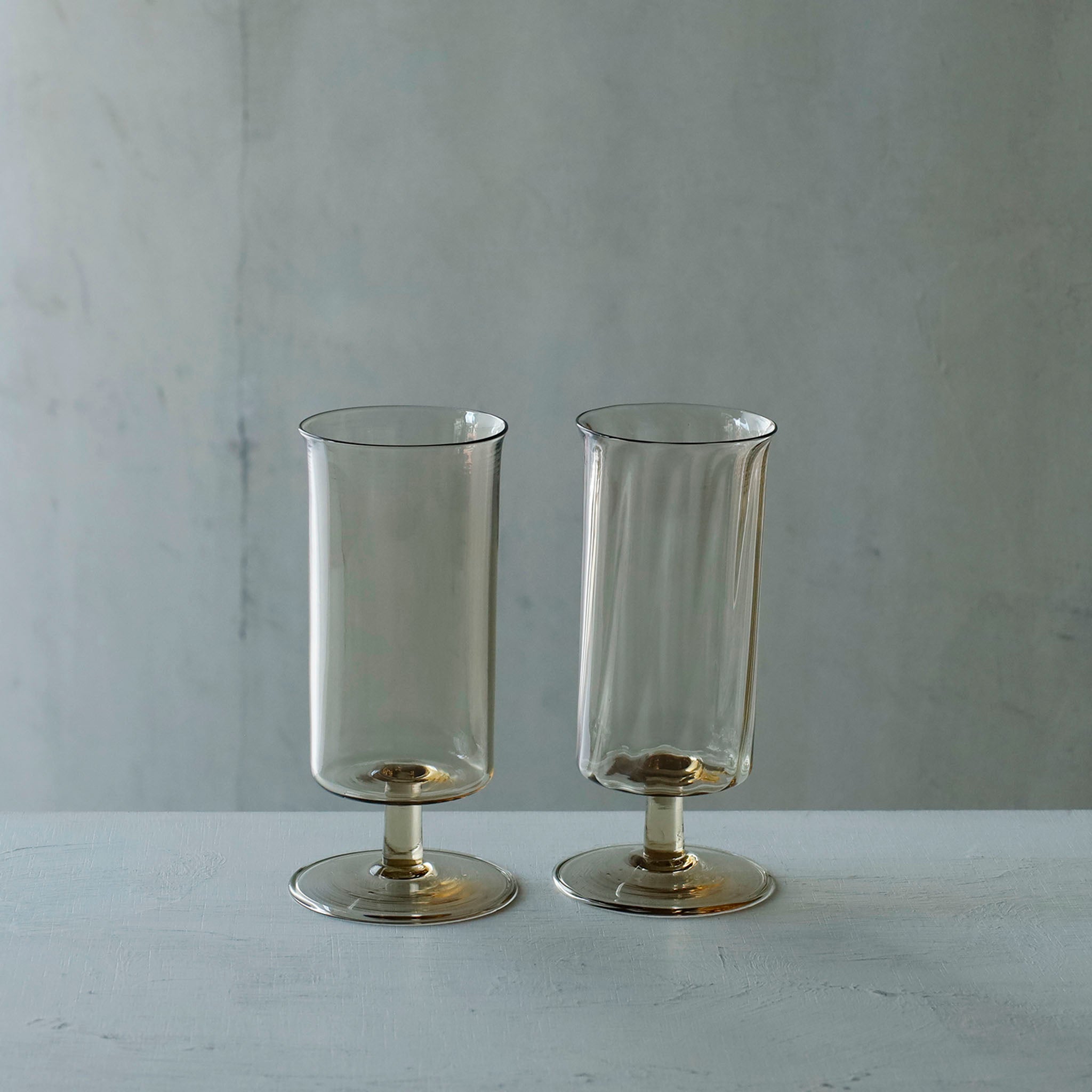 ●26-TE-10 Iced Coffee Glass AMBER