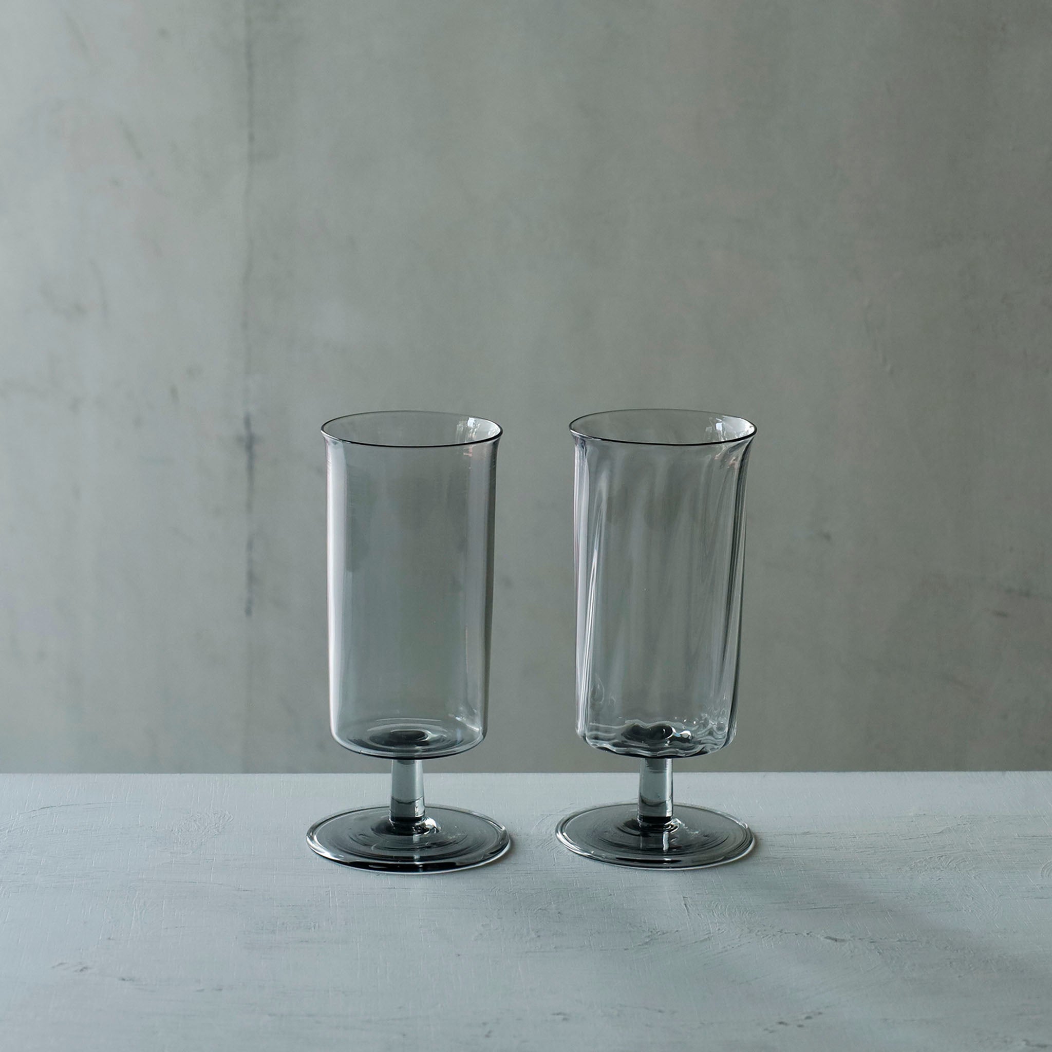 ●26-TE-11 Iced Coffee Glass GRAY