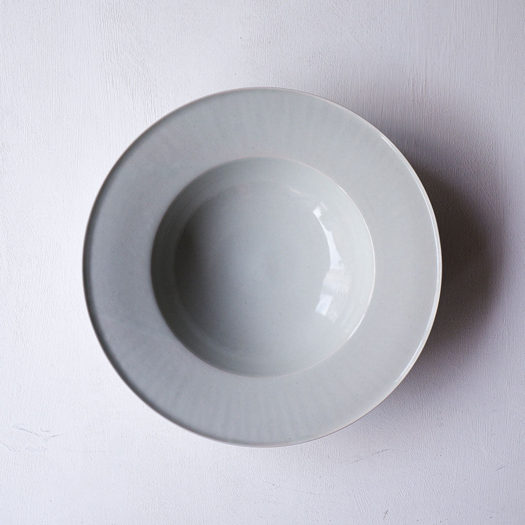 Miyuki Koizumi Rim Bowl White 24cm