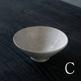 ●25-MM-19 飯椀4.3寸 粉引
