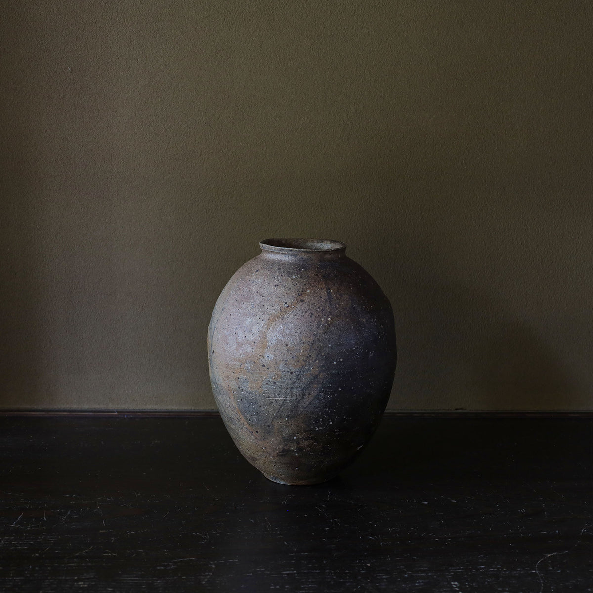26-24 Shiro Shimizu, Sakura Ash, Ash-Glazed Jar