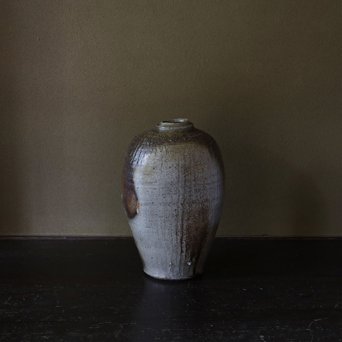 26-25 Shiro Shimizu, Nishikawa Clay, Yakishime Jar