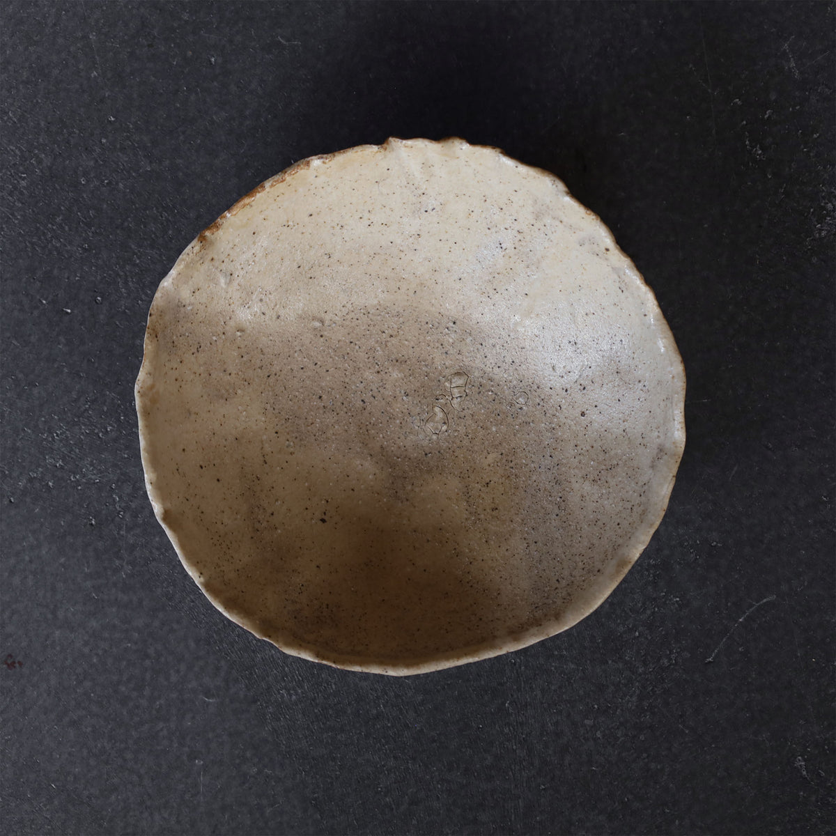 25-27 Shiro Shimizu, Hira Clay (Shiga Prefecture), Ash Glaze Shallow Bowl