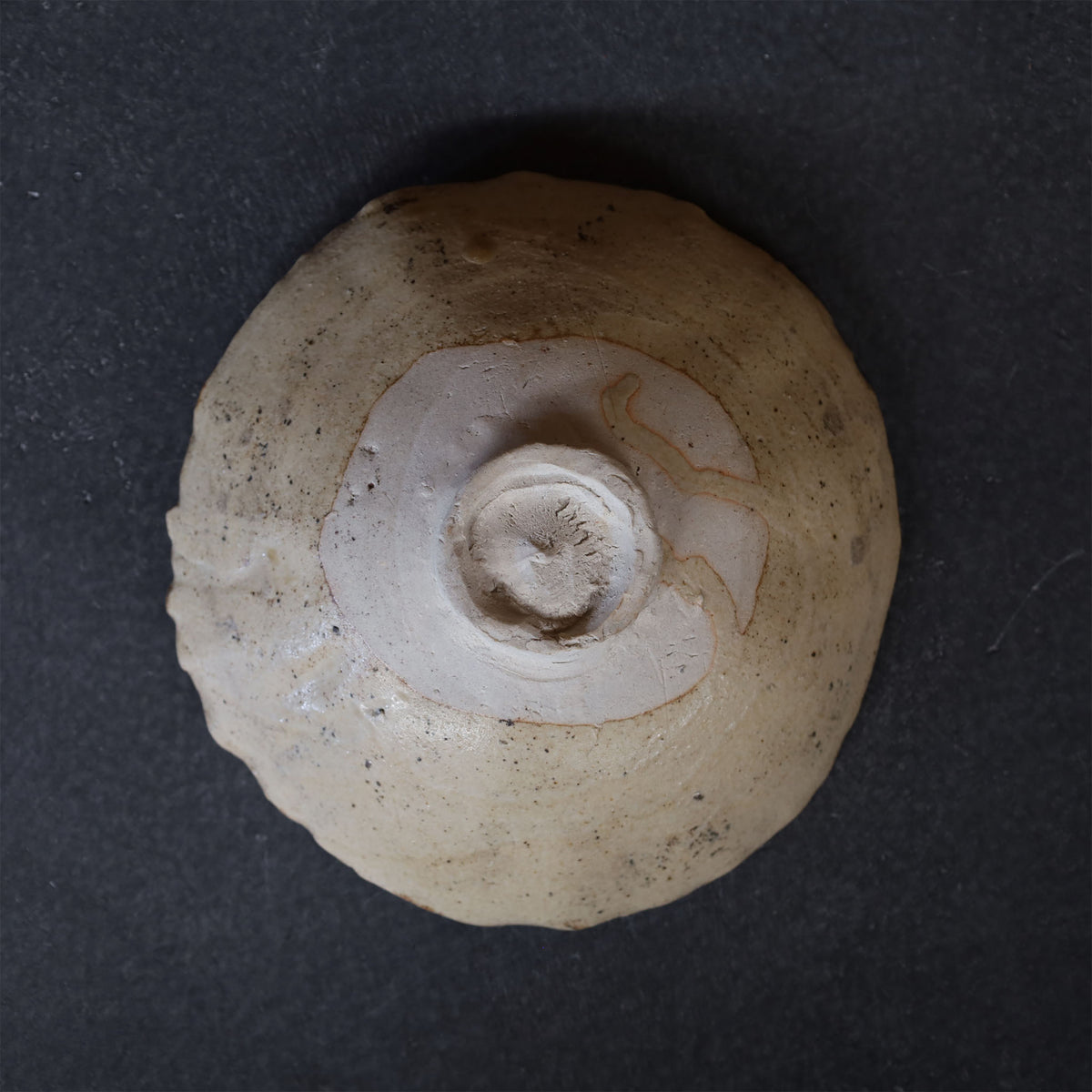25-27 Shiro Shimizu, Hira Clay (Shiga Prefecture), Ash Glaze Shallow Bowl