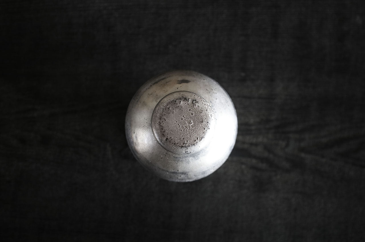 Atsushi Funakushi Gin-sai Chaire (Silver-glazed Tea Caddy)