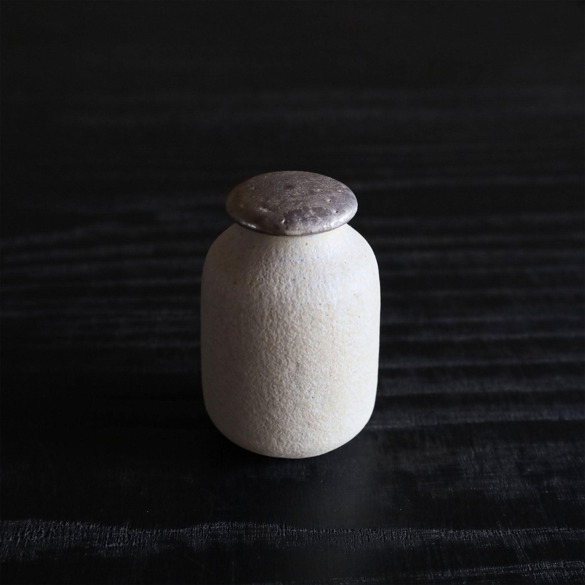 船串篤司 茶入れ(黄)