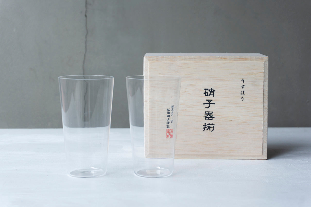 ◆Usuhari Tumbler, Medium Size (Gift Set of 2)