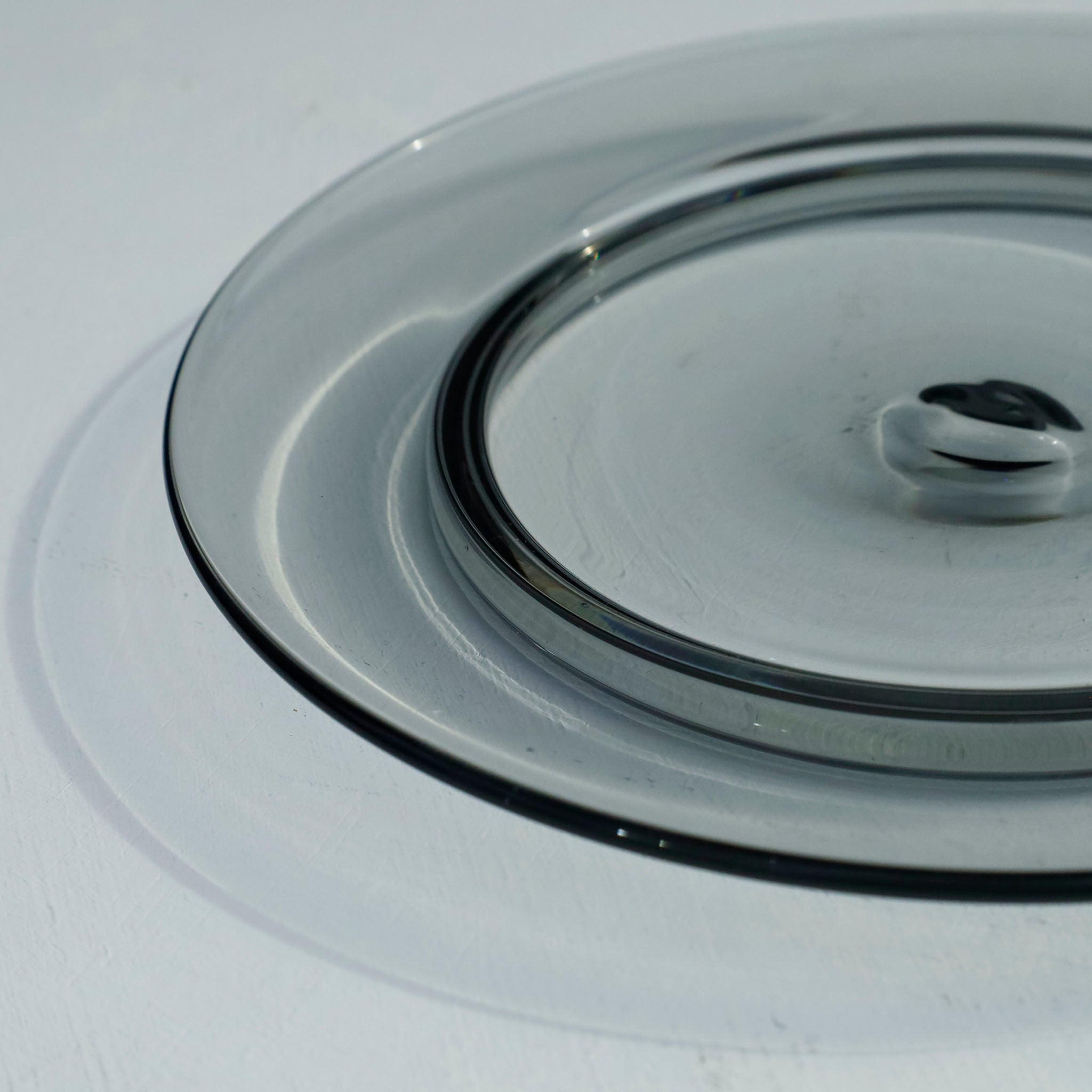 ●26-TE-59 Kodai Rim Plate (Footed Rim Plate) GRAY