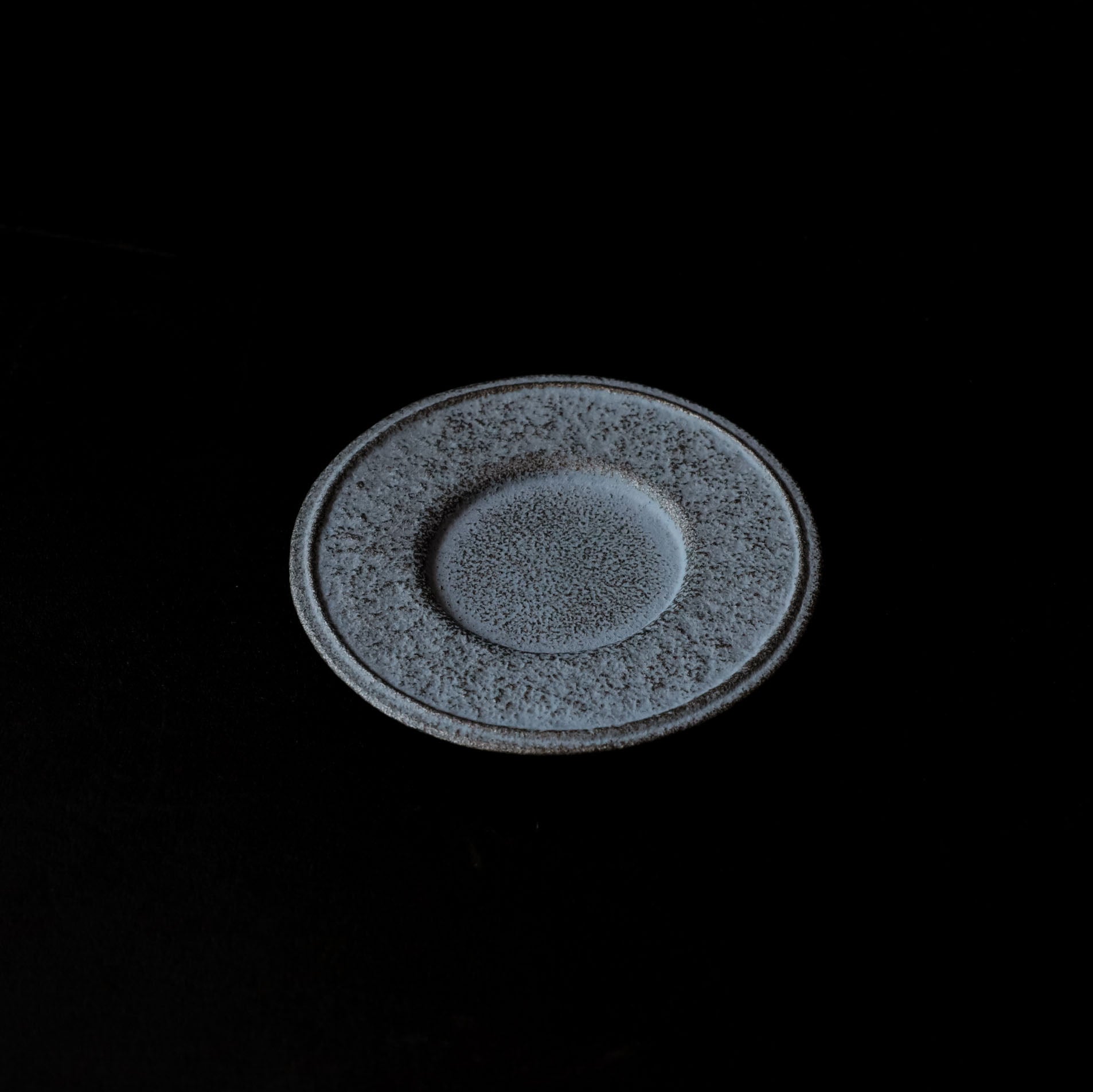 空間鋳造 茶托 Set 2pcs Ice Blue(紙箱仕様)