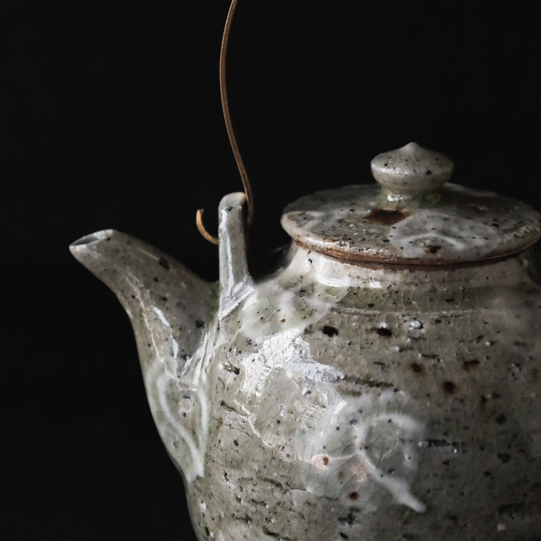26-OM-40 Ten-uchi Chuka (Pitcher / Teapot) Three-Legged