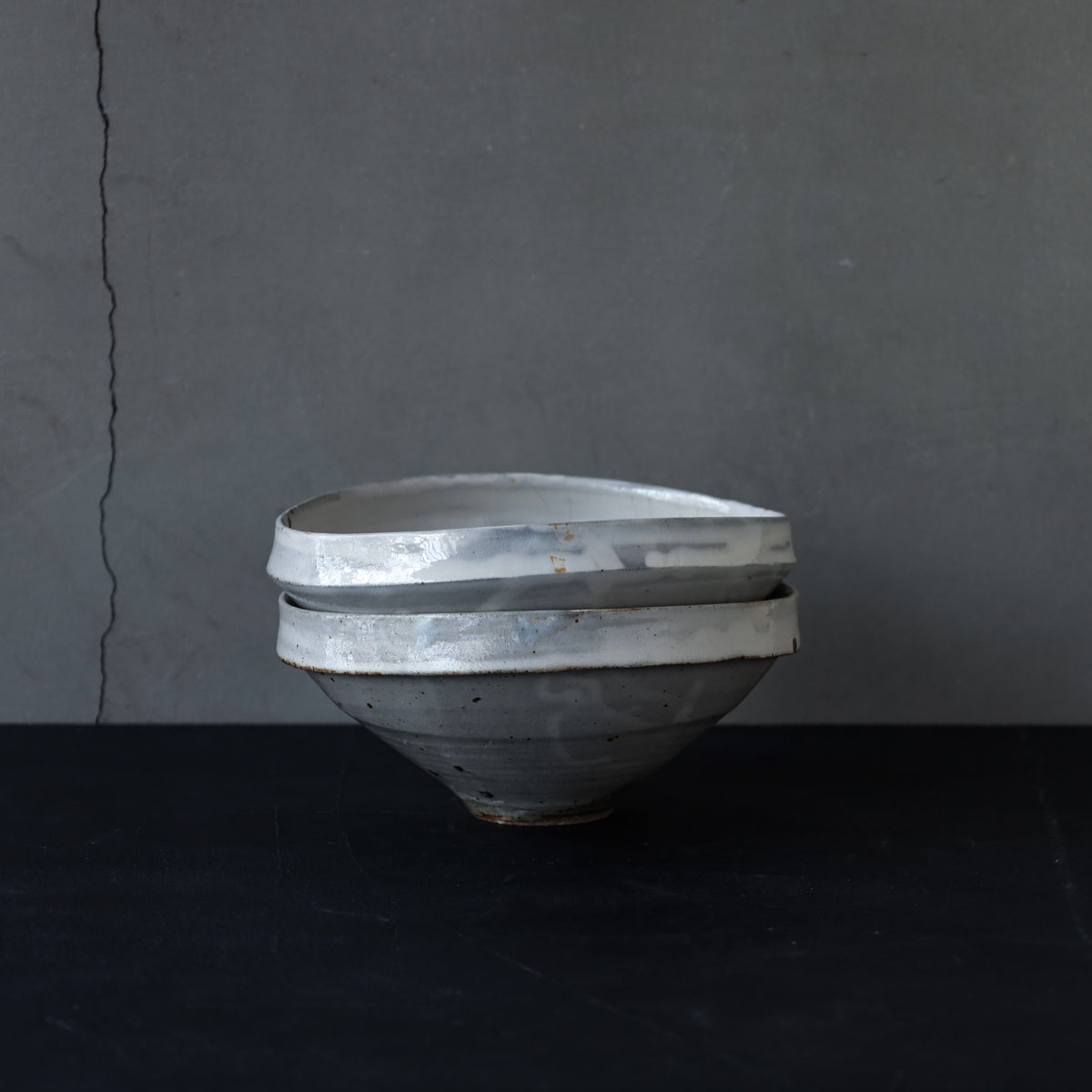 ●26-HN-34 Oval Bowl M Gray