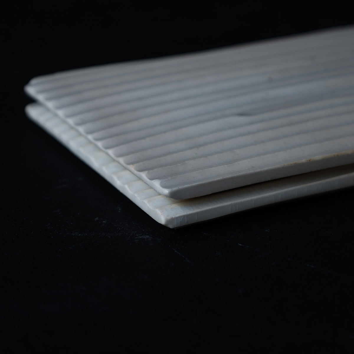 ●26-HN-46 Kaishi Plate White Shinogi