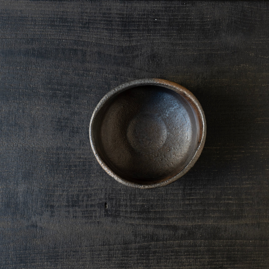 25-10S 寺田鉄平 瀬戸黒 茶盌