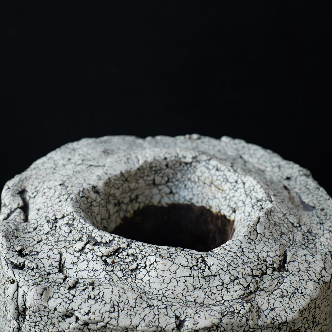 中根楽 罅 花器25-d