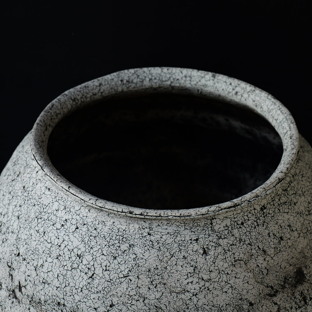 中根楽 罅 大壺