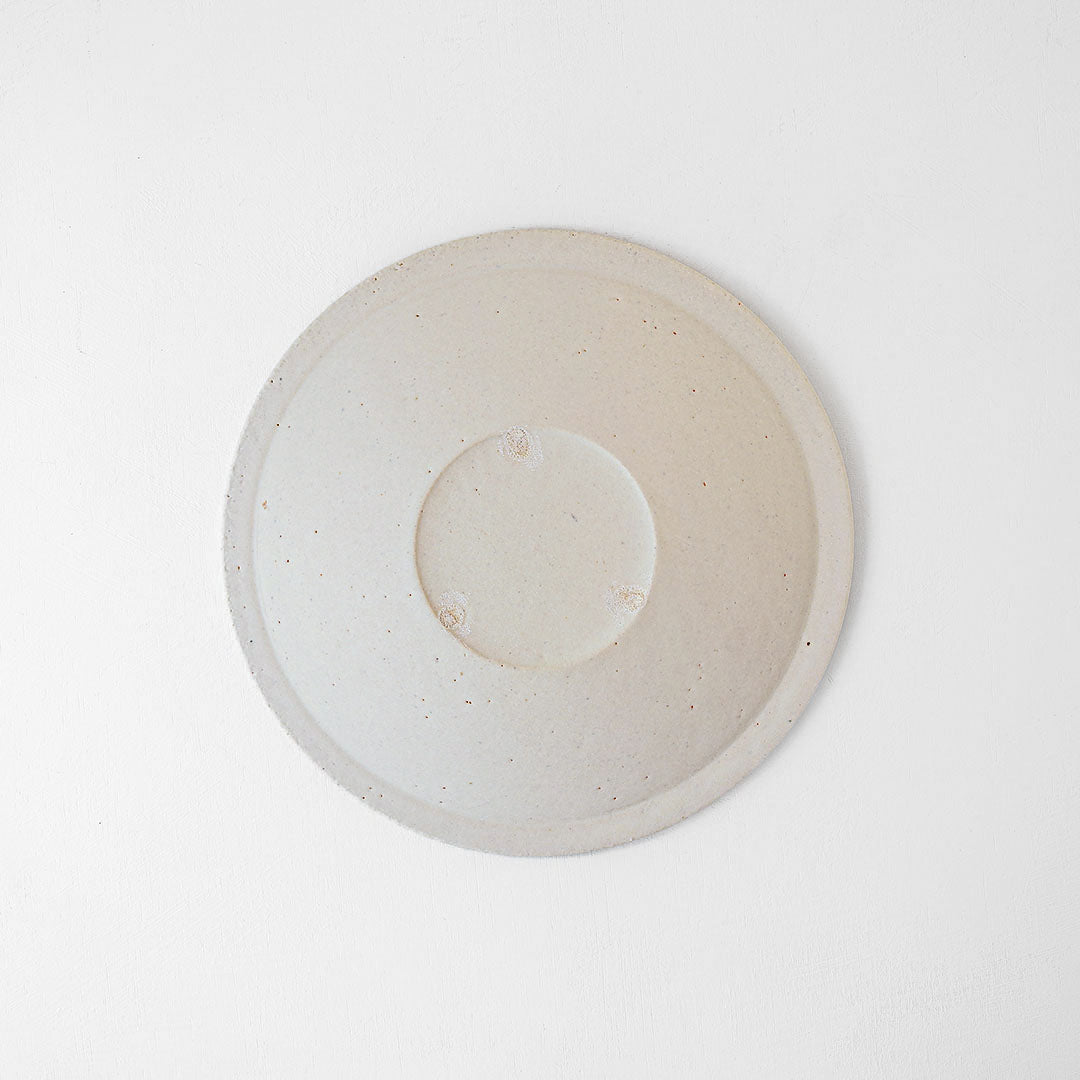 Atsushi Funakushi Round Plate White