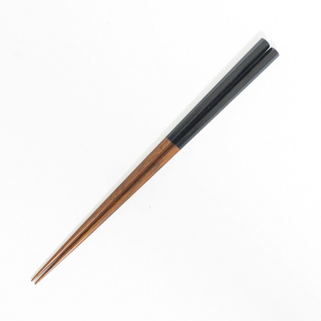 Daikokuya Octagonal Urushi Black Lacquer Coated long