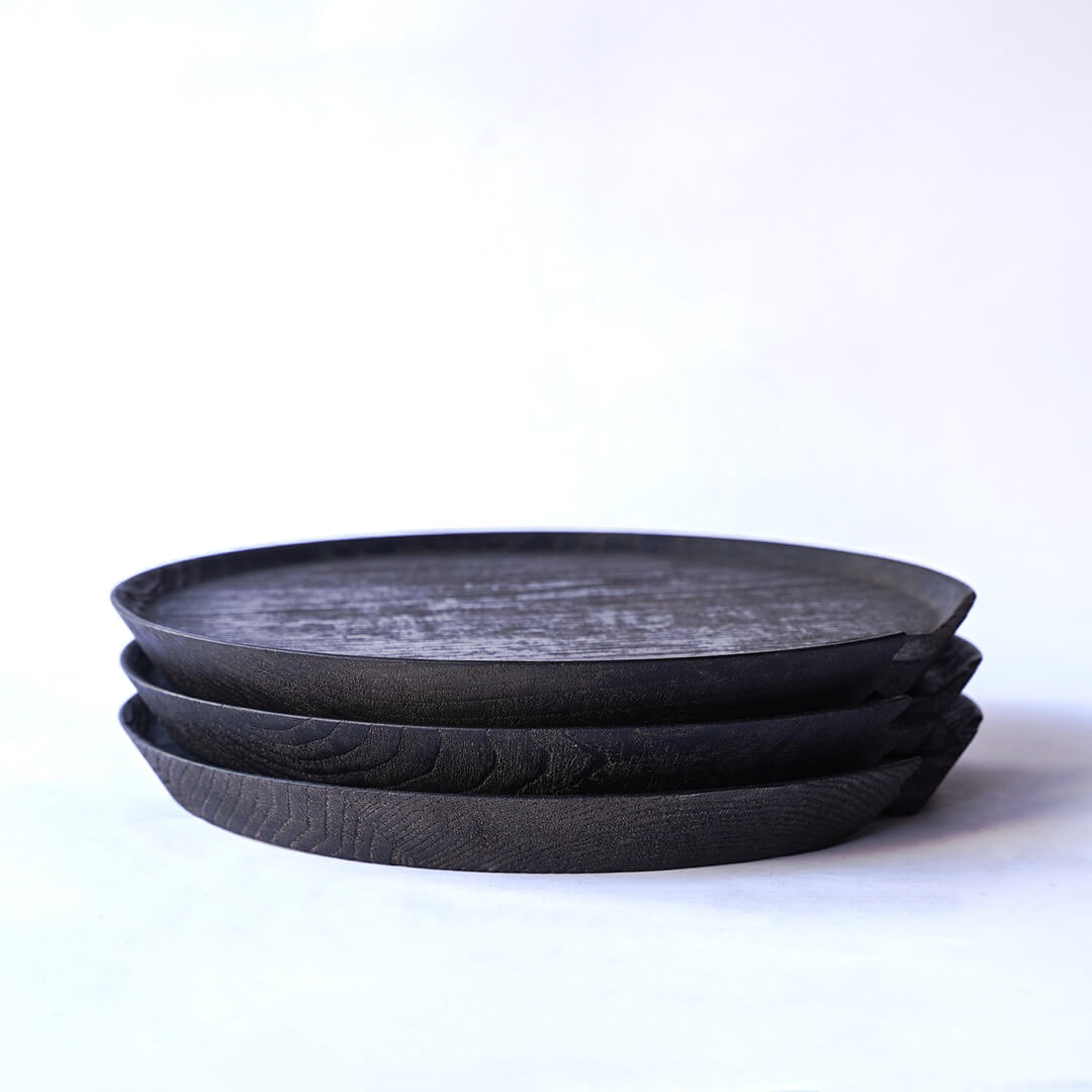 Fuyou Round Tray 300 Black