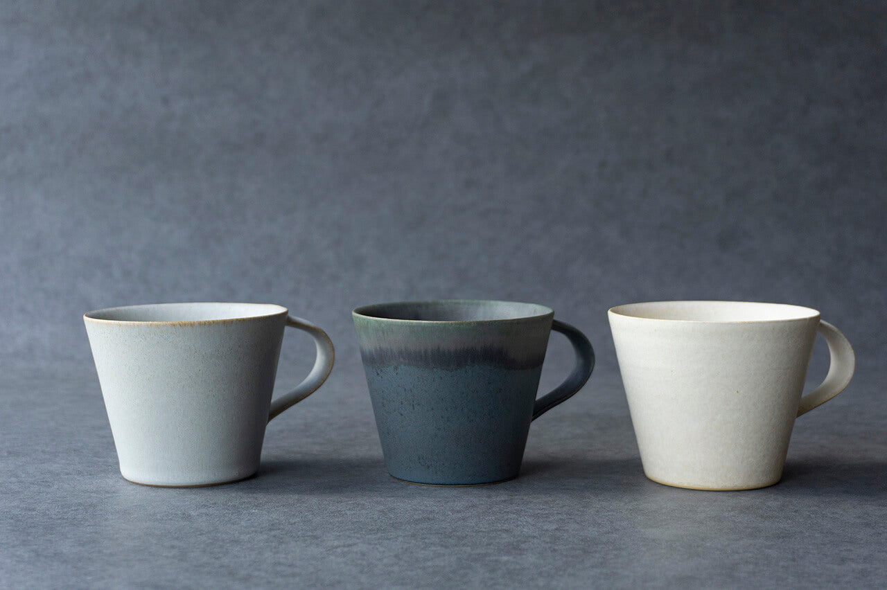 安藤由香 マグカップ 台形 WH