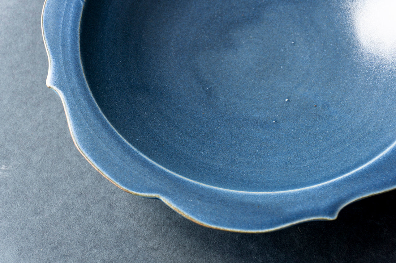 Chakra Plate L Blue Jeans