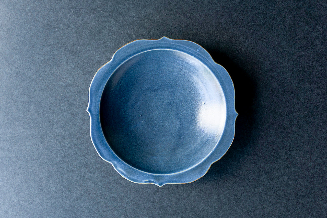 Chakra Plate L Blue Jeans