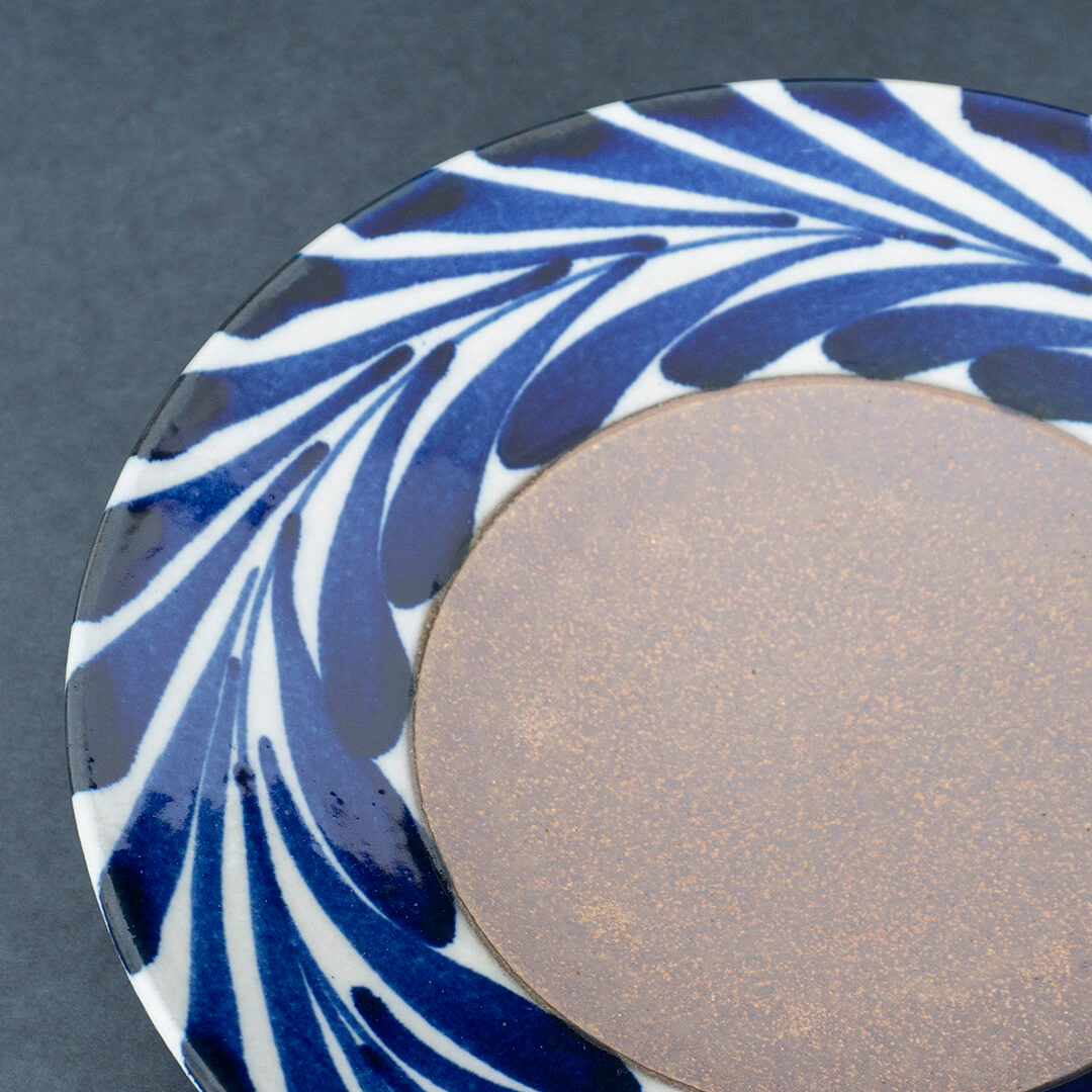Toubou Makiya 21cm Plate Cycad