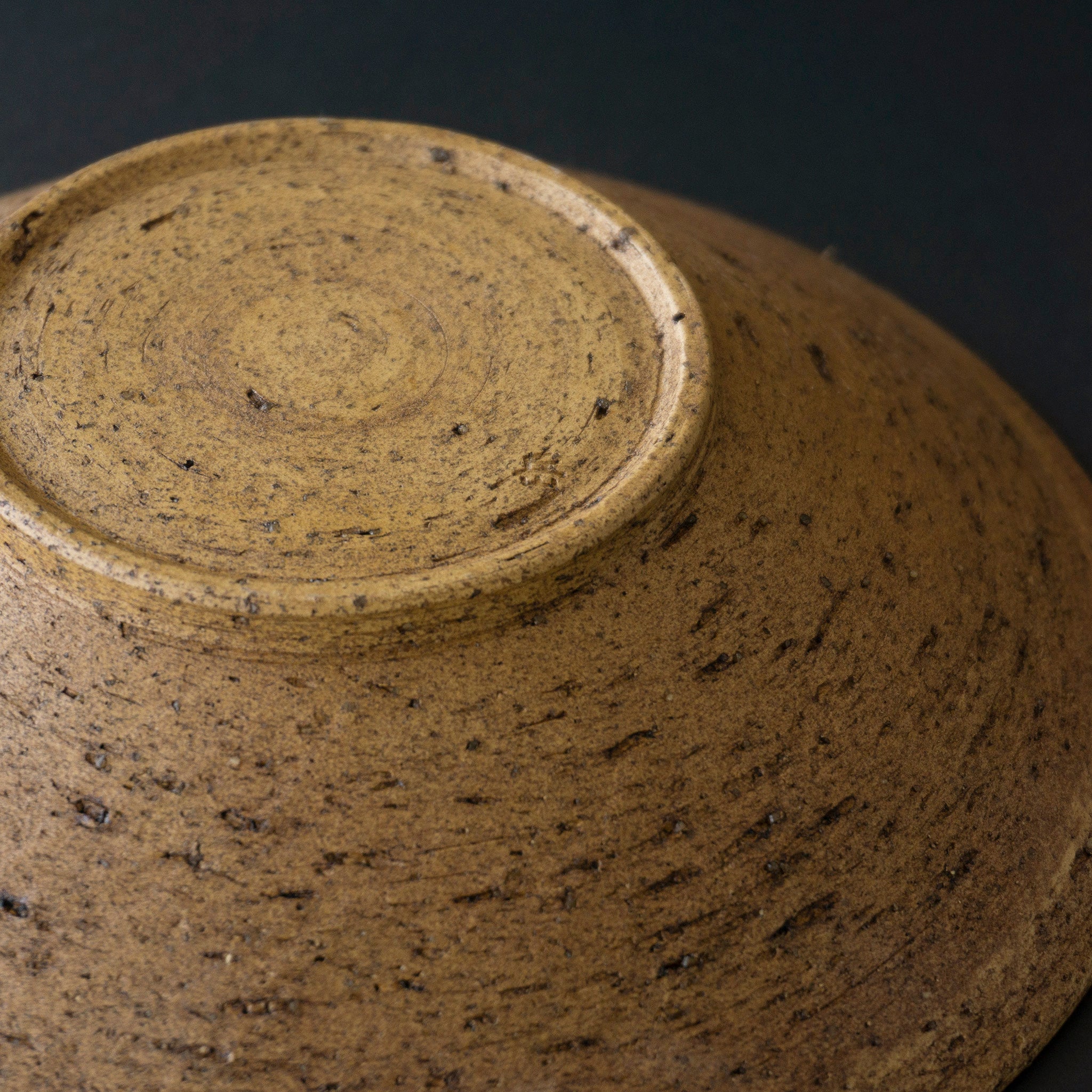 GAKU ceramics âge hirabachi (flat bowl) Φ230