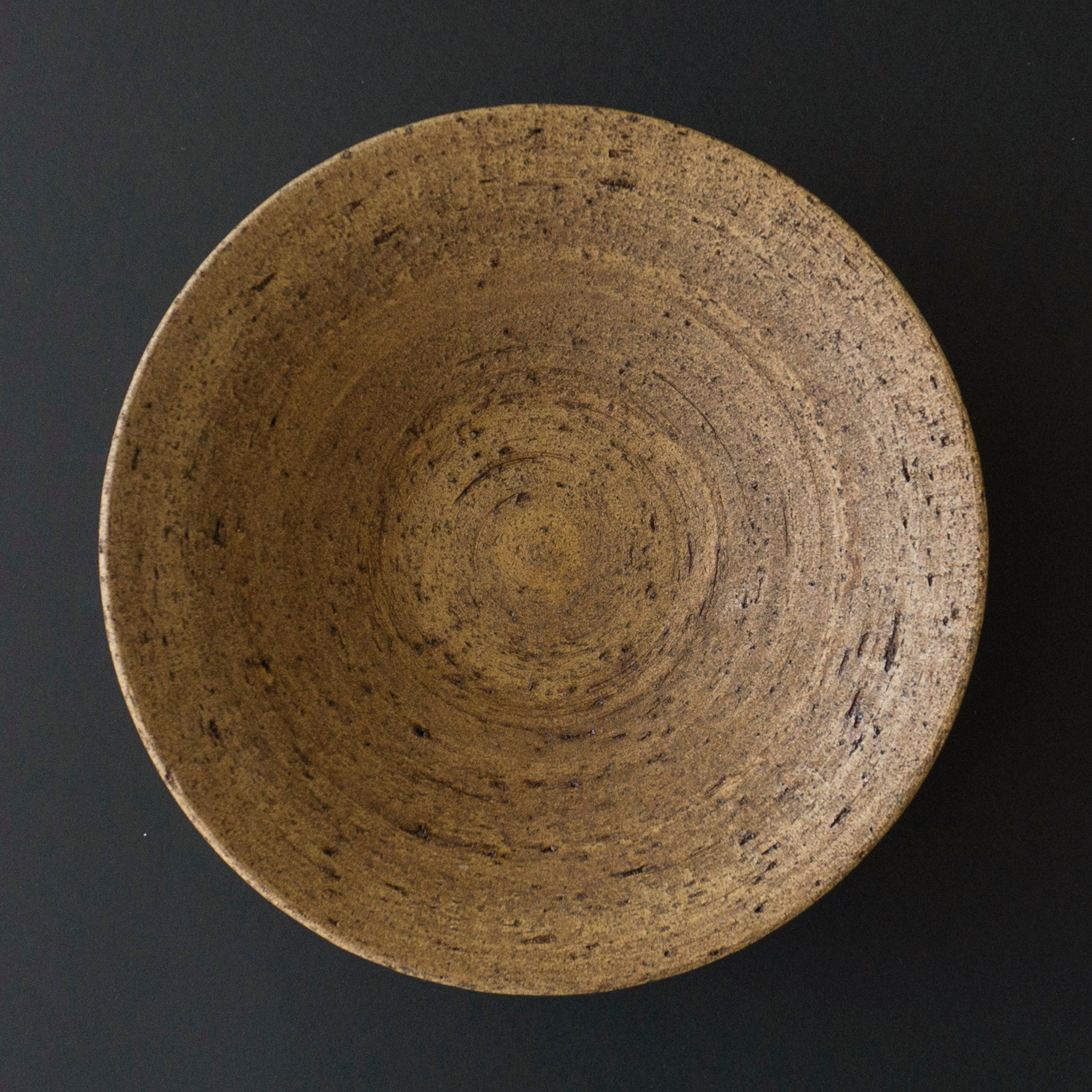 GAKU ceramics âge hirabachi (flat bowl) Φ230