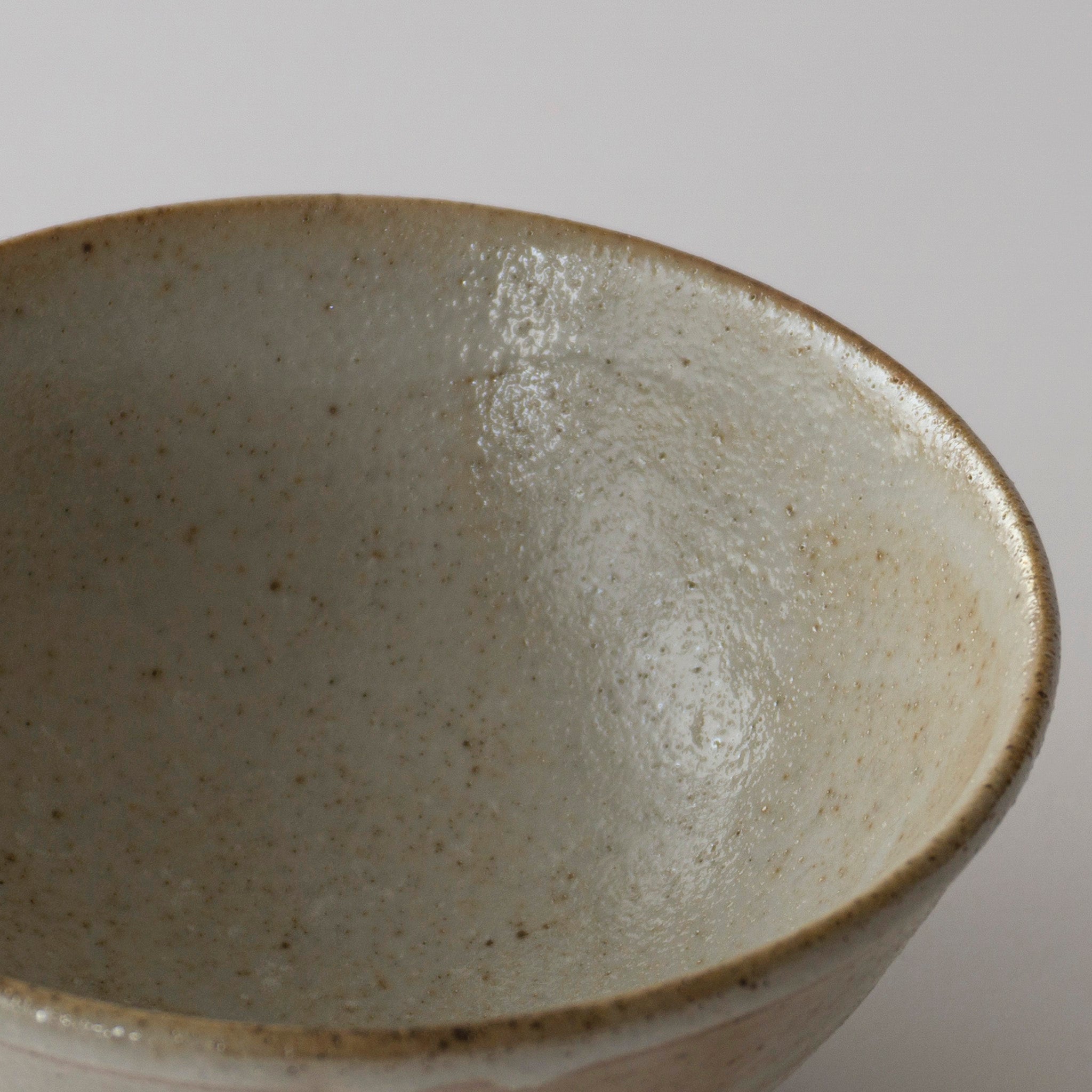 Yukiko Kiln Rice Bowl Choseki Glaze