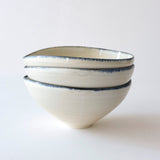 中里花子 Almond Bowl S ブルー皮鯨