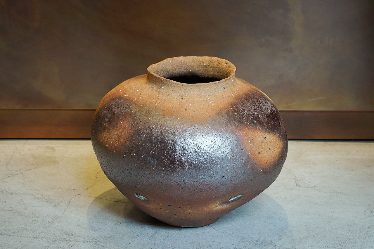 宮城正幸 壺 22F 焼締