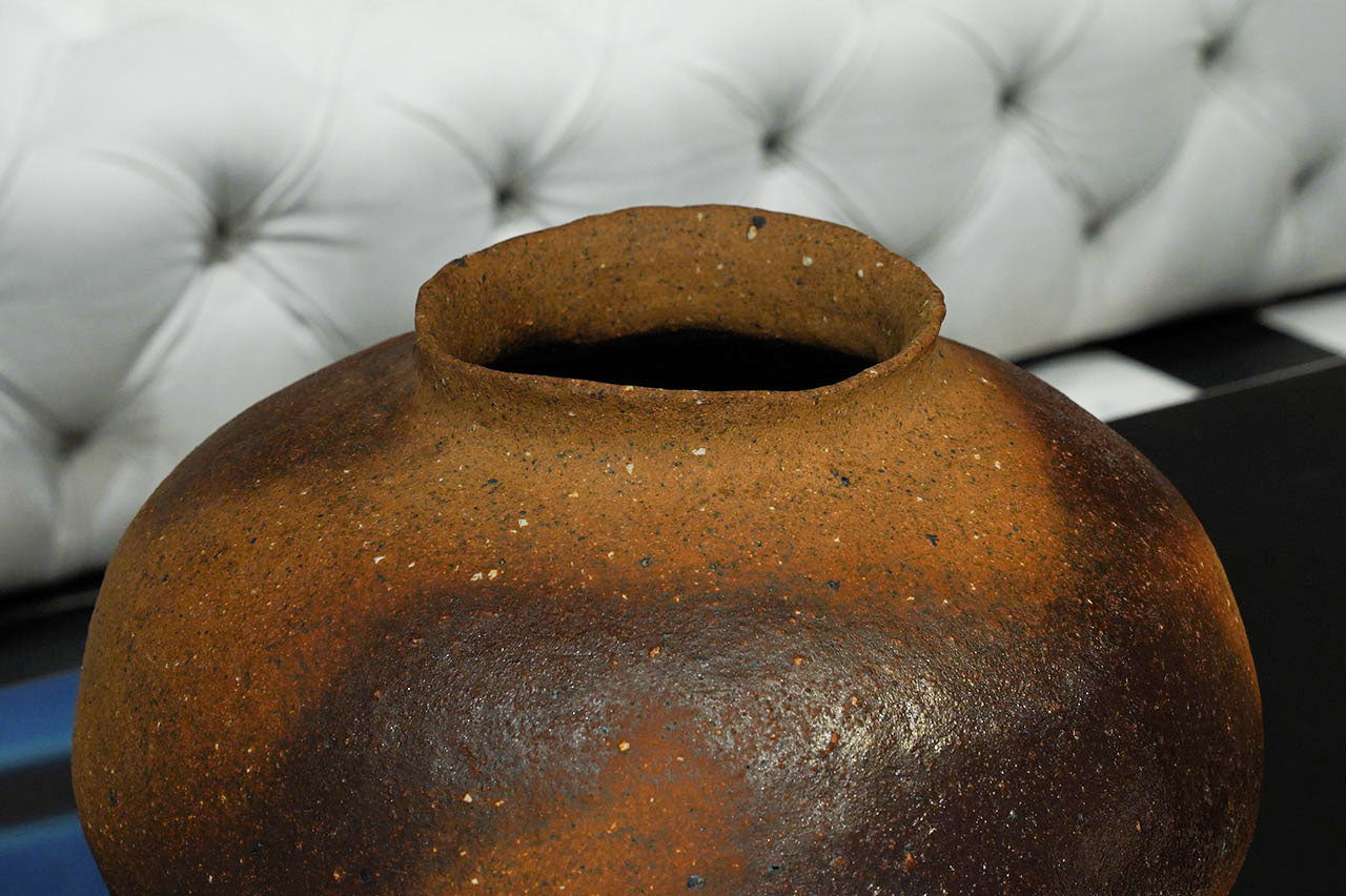 宮城正幸 壺 22F 焼締