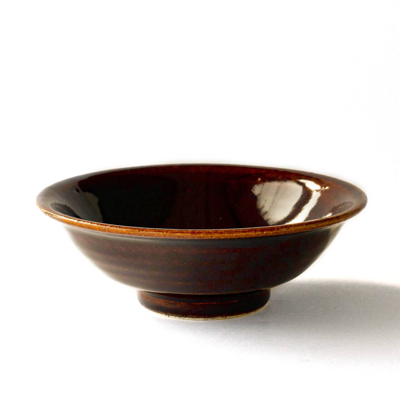 Yamahon Toubo Small Bowl Amber Glaze