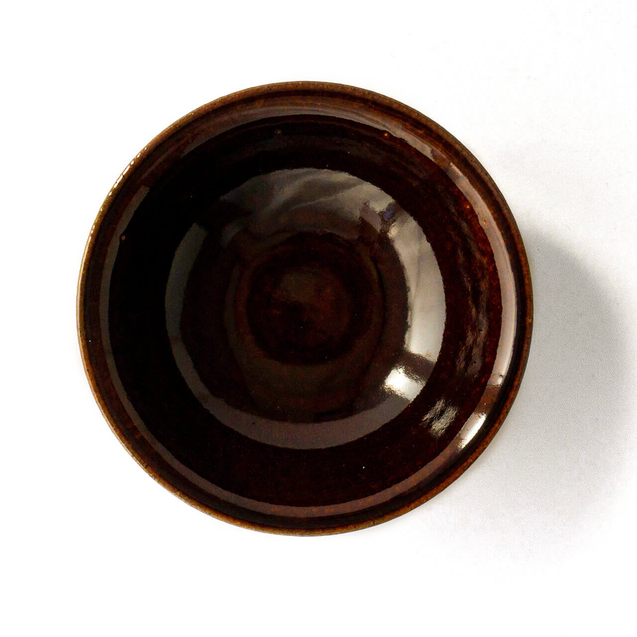 Yamahon Toubo Small Bowl Amber Glaze