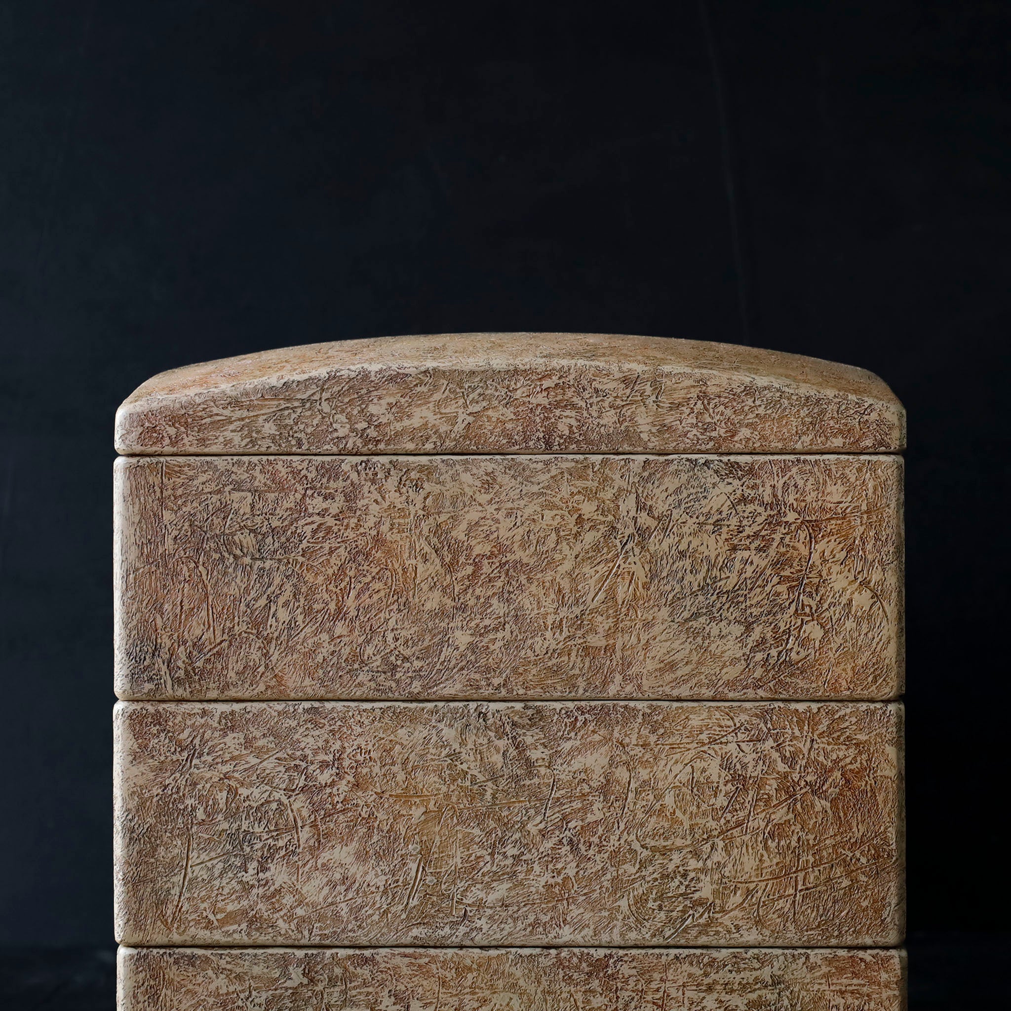 26-AS-77  Yodan-jubako (4-tiered Lacquered Box) – White