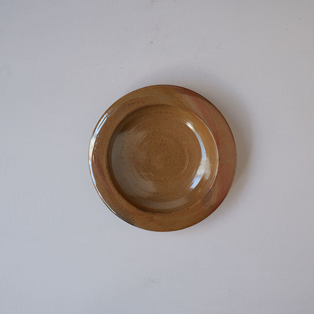 ●25-YT125 Yohen Black Karatsu Plate