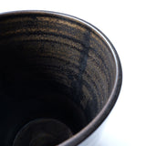 ●24-TY-19窯変黒唐津筒器