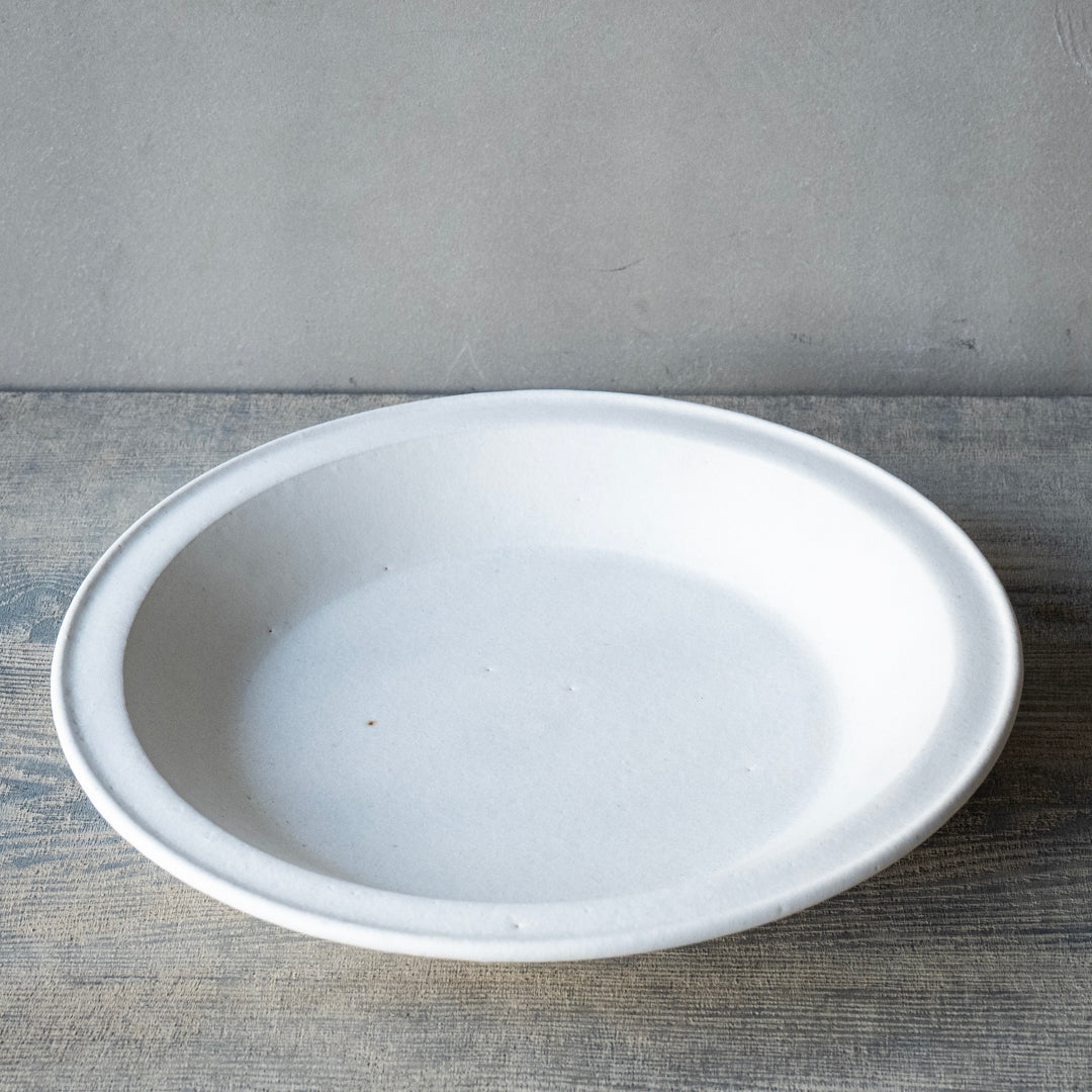 ●25-AF-30 リム皿（深）24cm 白 A